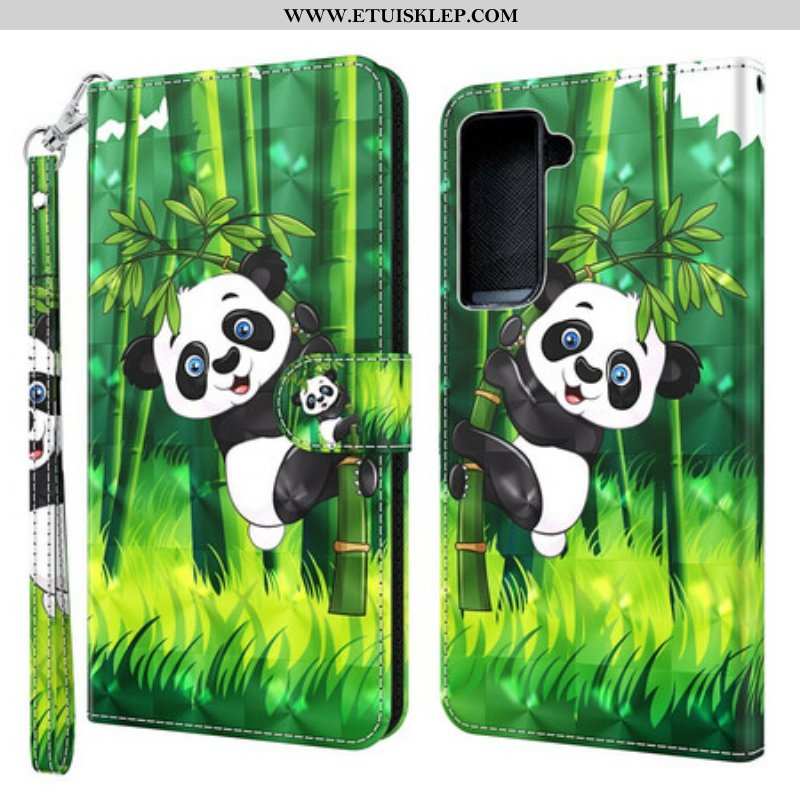 Etui Folio do Samsung Galaxy S21 5G Panda I Bambus